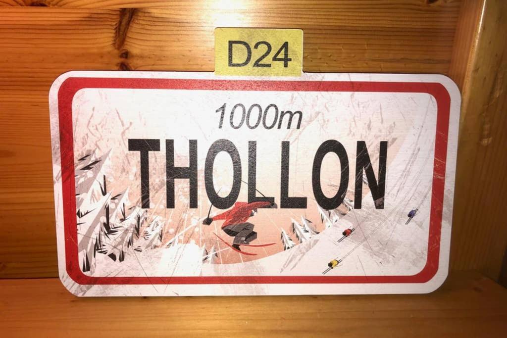 Studio Agreable Et Cosy Avec Vue Sur Les Memises Thollon-les-Memises Exterior photo
